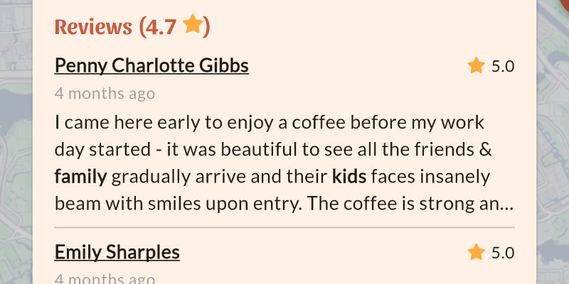 De reviews die echt over kinderen gaan, eerst